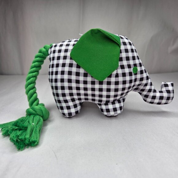 NWT Kate Spade Gingham Dog Tug Toys 2 Pack - Picture 2 of 4